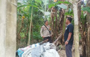 Polsek Batulayar Dorong Warga Sandik Manfaatkan Lahan Kosong untuk Ketahanan Pangan