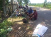 Pentingnya Ketahanan Pangan: Polsek Kuripan Kunjungi Warga Desa Jagaraga