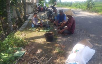 Pentingnya Ketahanan Pangan: Polsek Kuripan Kunjungi Warga Desa Jagaraga