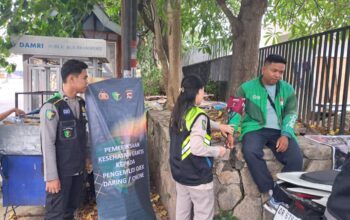 SI DOKKES Polres Lobar Sasar Pengemudi Ojol dalam Program Kesehatan Gratis
