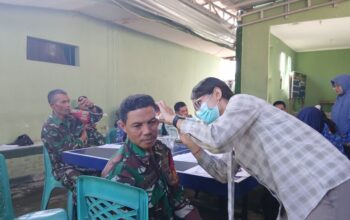 TNI dan Puskesmas Tanjung Karang Kolaborasi Cegah Penyakit