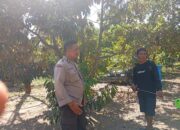 Bhabinkamtibmas Merembu Buka Akses Tani, Warga Antusias Bergotong Royong