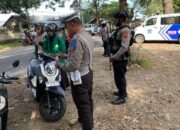 Operasi Patuh Rinjani 2025 Polres Lombok Barat Tindak Puluhan Pelanggar di Kediri