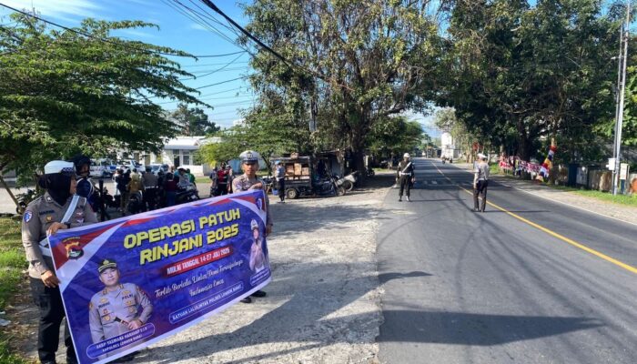 Tingkatkan Kesadaran Berlalu Lintas, Satlantas Lombok Barat Gelar Operasi Patuh di Kediri