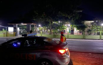 Patroli Dini Hari di Kediri, Polsek Fokus Tekan Kriminalitas 3C dan Balap Liar