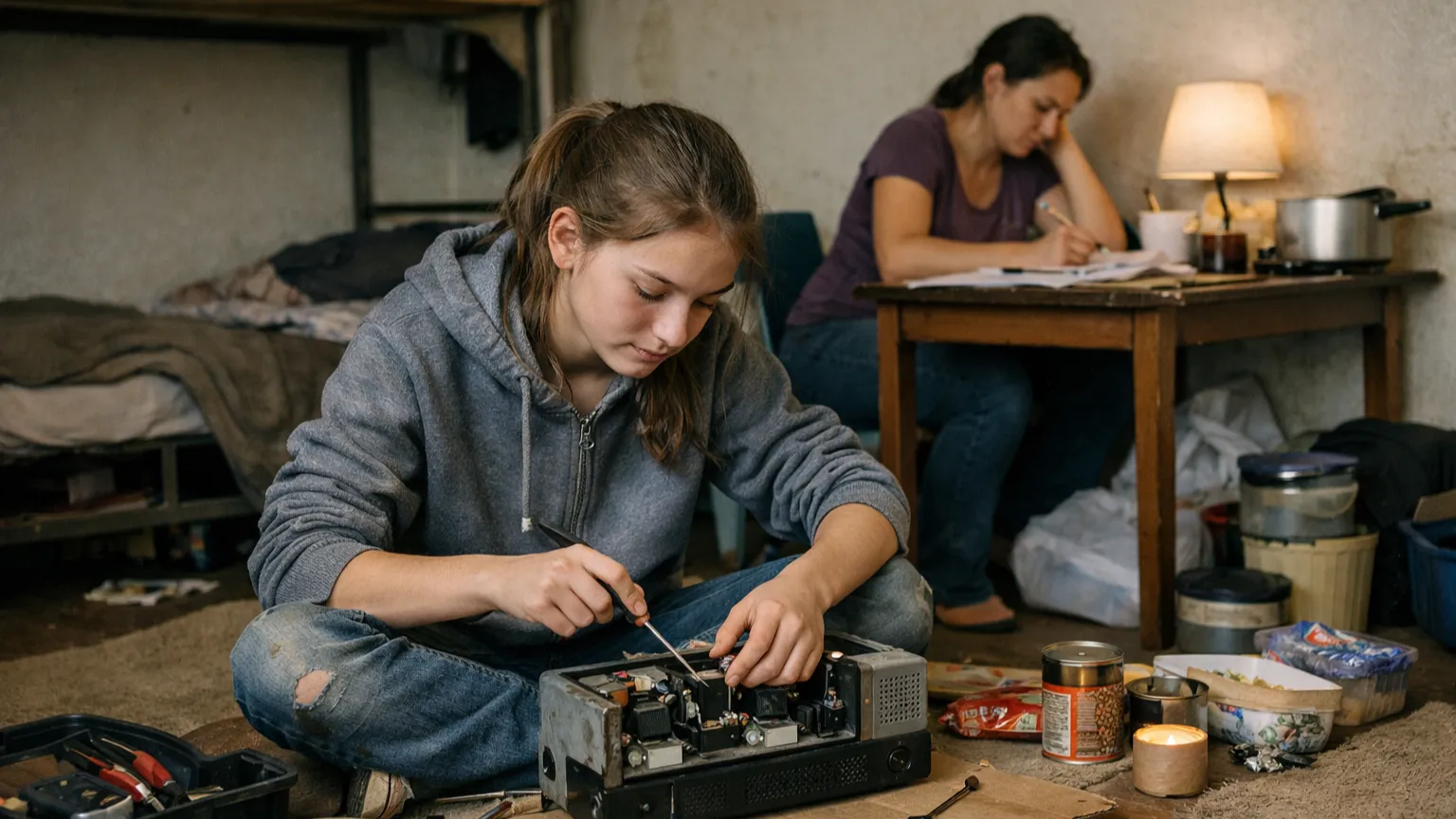 Psychological Resilience from Scarcity: Mental Strengths